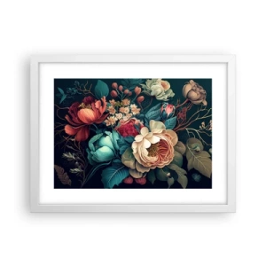 Poster in cornice bianca - Il fascino del 19esimo secolo - 40x30 cm