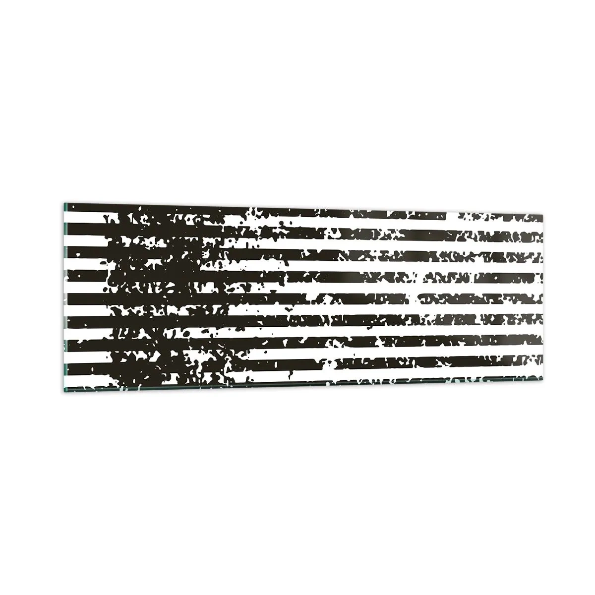 Quadro su vetro - Ritmo e rumore - 90x30 cm