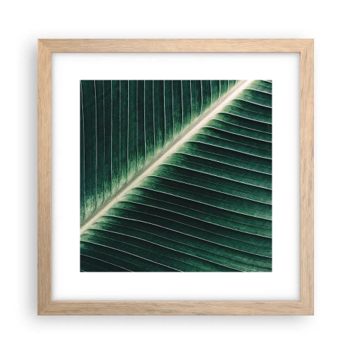 Poster in cornice rovere chiaro - Il ritmo della natura - 30x30 cm