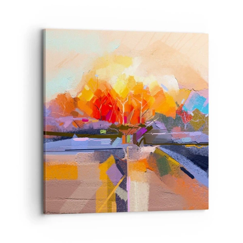 Quadro su tela - Stampe su Tela - Si è fatto autunno - 70x70 cm