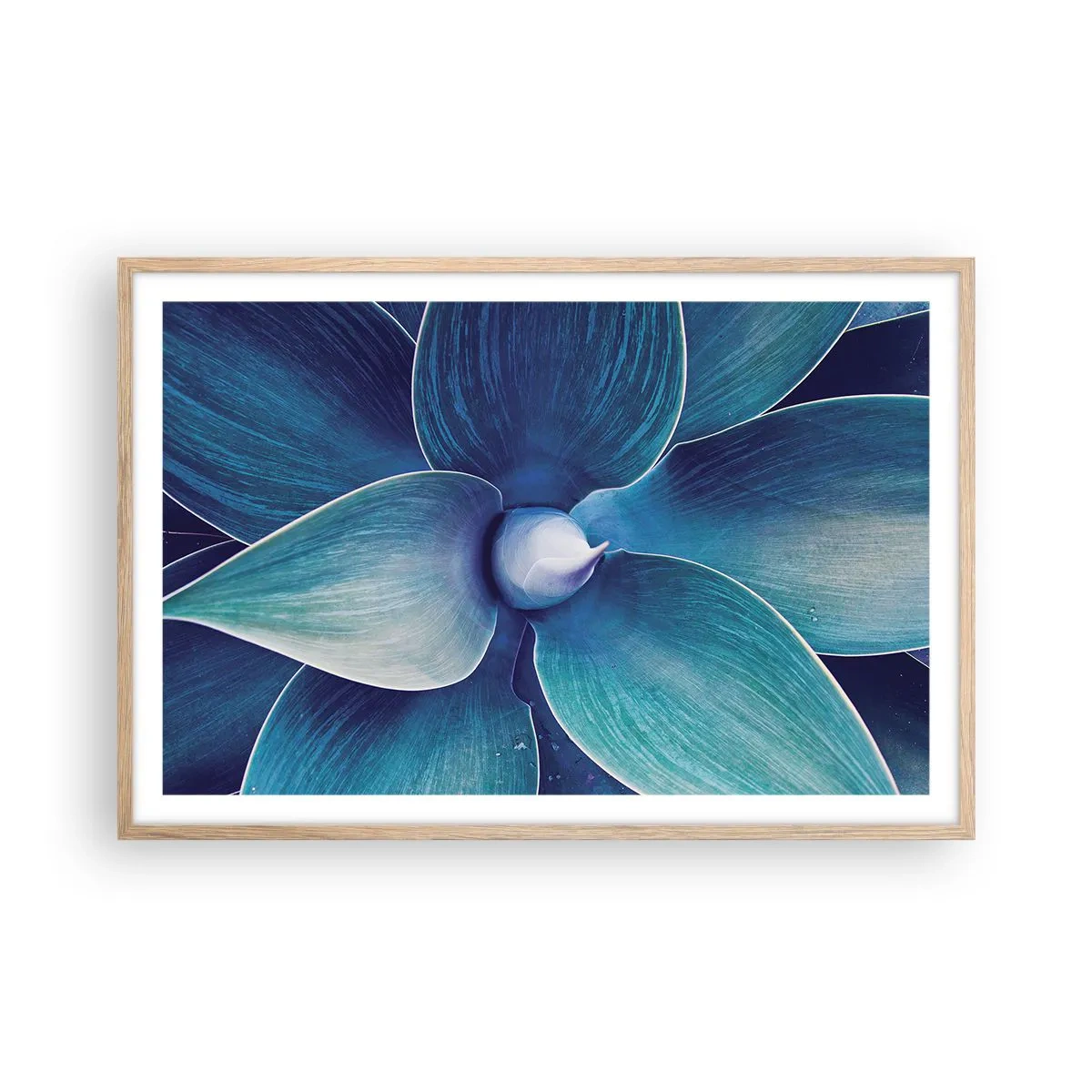 Poster in cornice rovere chiaro - Imbluito dal sole - 91x61 cm