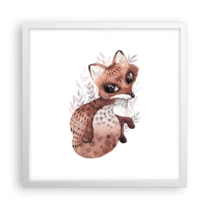 Poster in cornice bianca - Semplicemente da amare - 40x40 cm