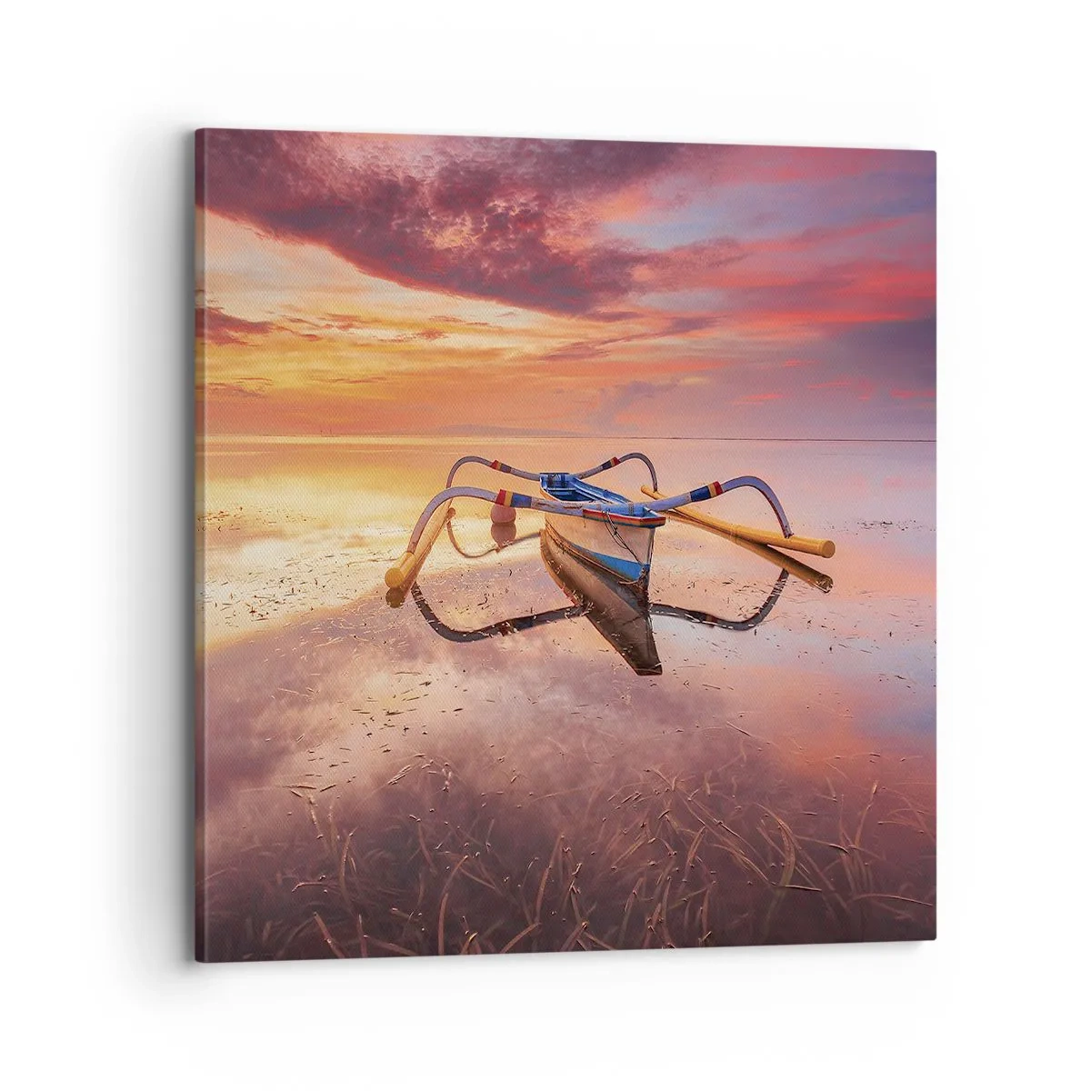 Quadro su tela - Stampe su Tela - La pace della sera tropicale - 70x70 cm