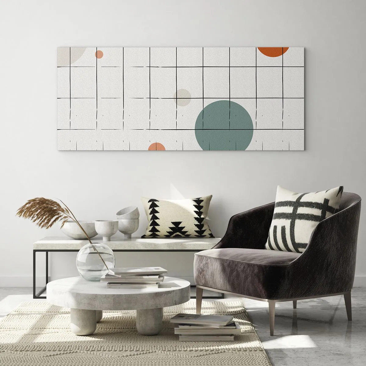 Quadro su vetro - Prigionieri. Noi o loro? - 90x30 cm