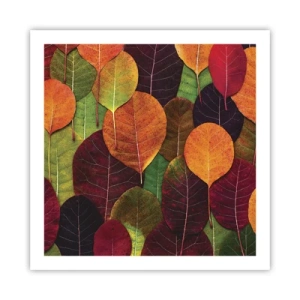 Poster - Mosaico autunnale - 60x60 cm