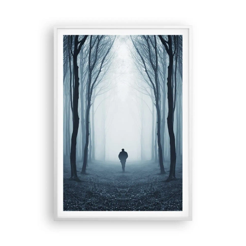Poster in cornice bianca - E tutto è semplice e chiaro - 70x100 cm