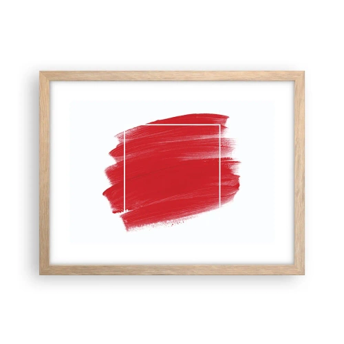 Poster in cornice rovere chiaro - Fuori dagli schemi - 40x30 cm