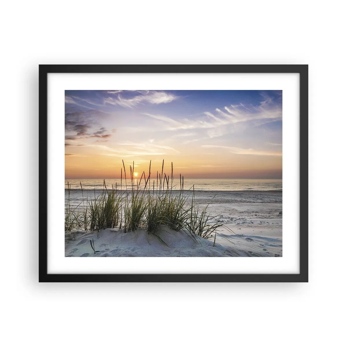 Poster in cornice nera - Guarda, pensa, senti - 50x40 cm