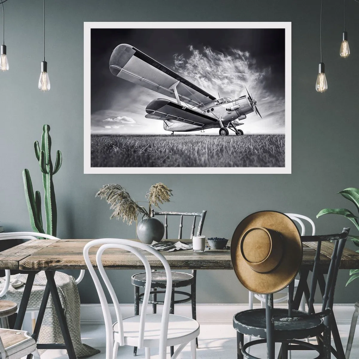 Poster - Giramondo alato  - 70x50 cm