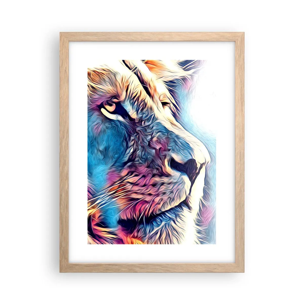 Poster in cornice rovere chiaro - La saggezza della natura - 30x40 cm