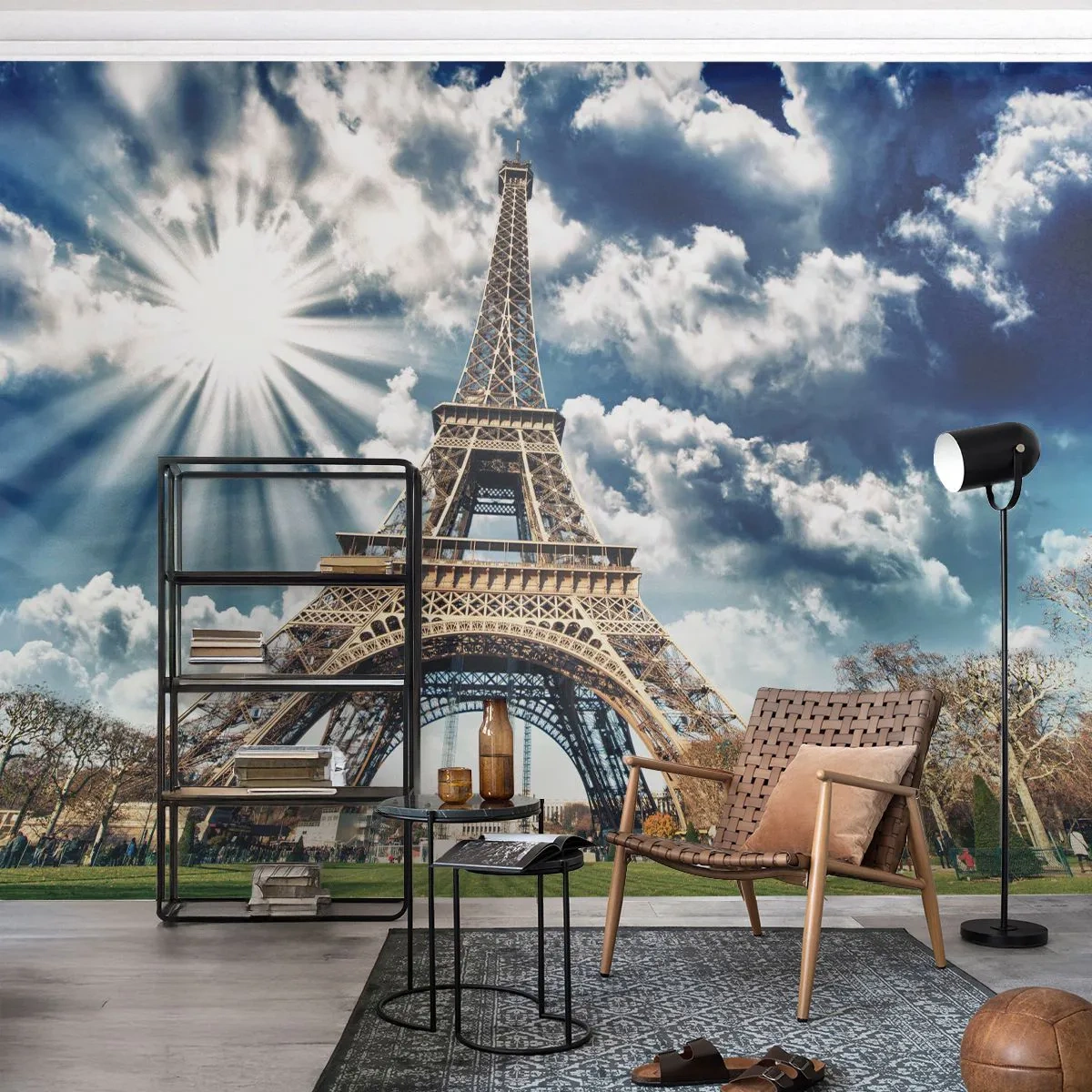 Fotomurali Premium Canvas - Unica al mondo - Torre Eiffel, Parigi, Architettura - 500x350 cm
