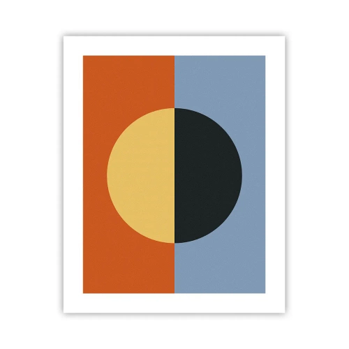 Poster - Composizione di caldo e freddo - 40x50 cm