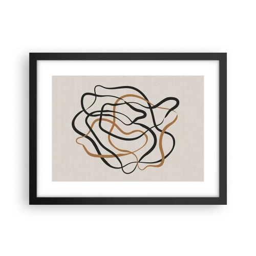 Poster in cornice nera - Tutto è andato storto - 40x30 cm