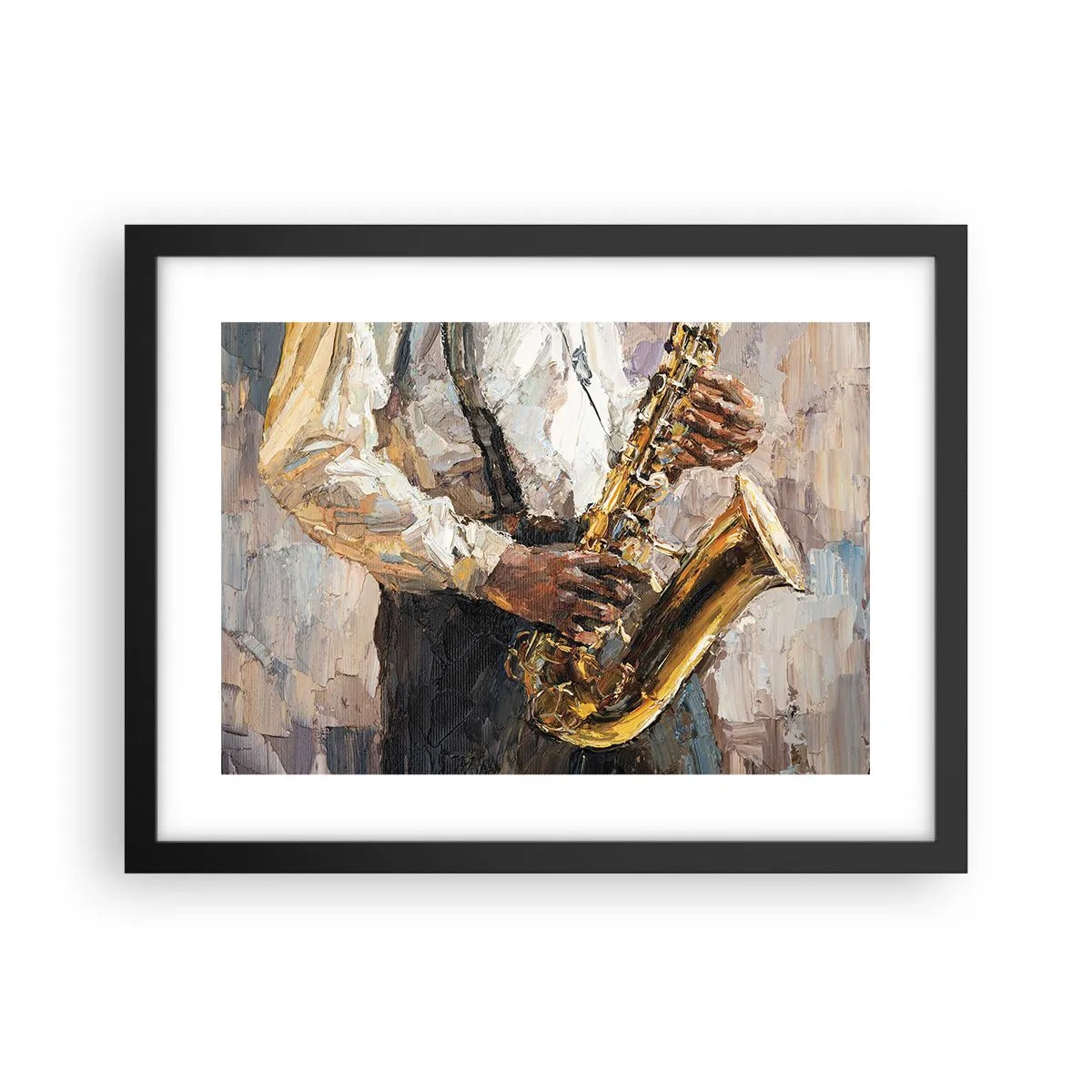 Poster in cornice nera - Tempo di assolo - 40x30 cm