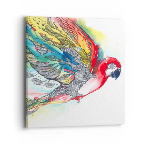 Quadro su tela - Stampe su Tela - Vivi a colori - 40x40 cm