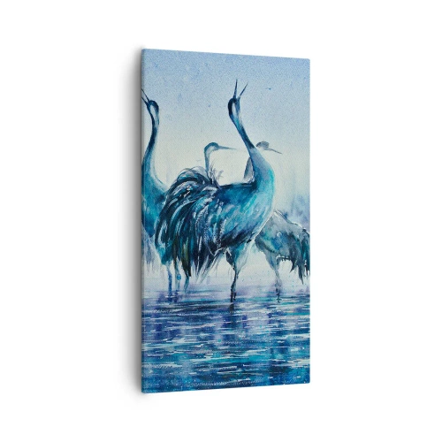 Quadro su tela - Stampe su Tela - Incontro mattutino - 55x100 cm