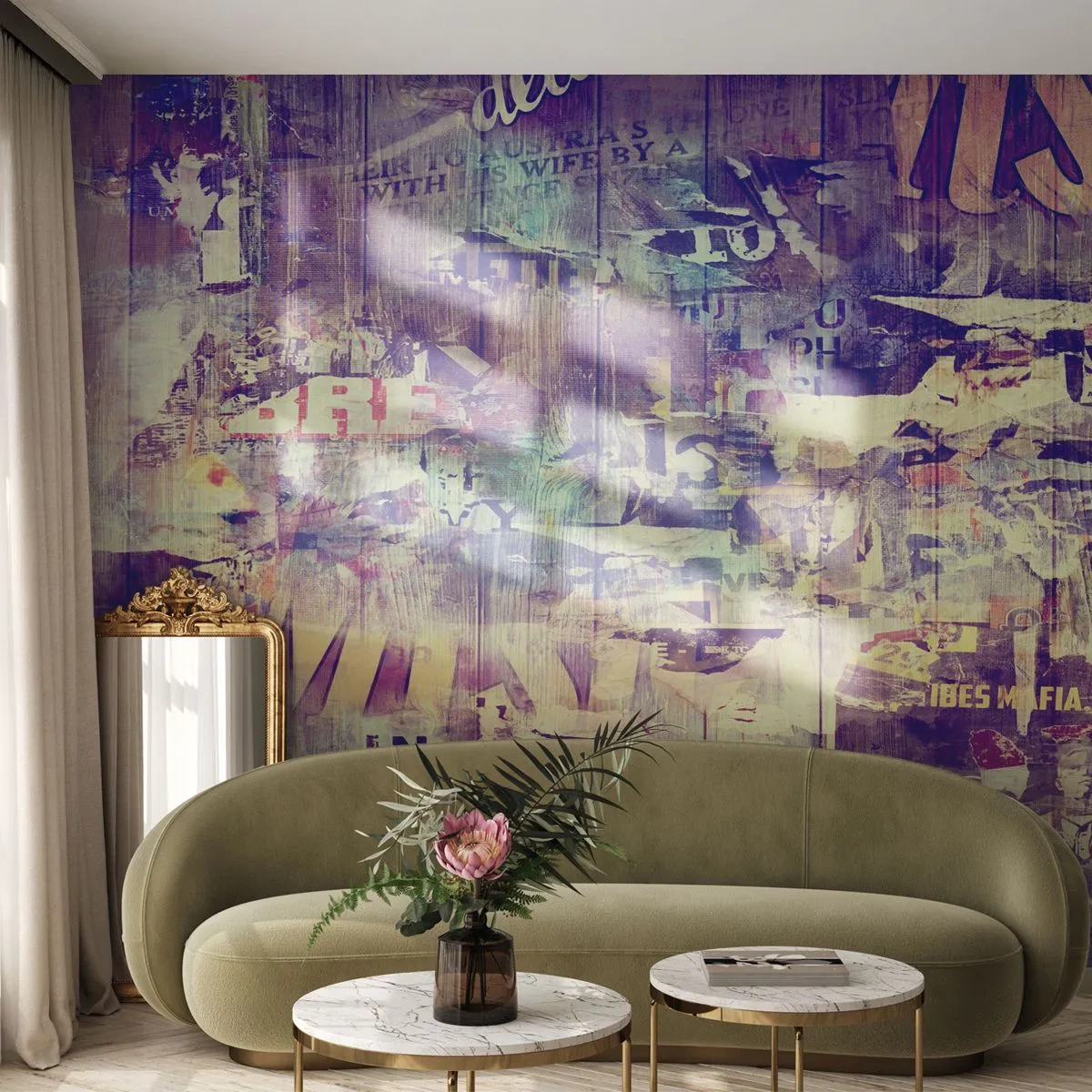 Fotomurali Premium Sand - E questo resterà - Graffiti, Murale, Grafica - 150x105 cm
