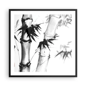 Poster in cornice nera - Particolare d'oriente - 60x60 cm