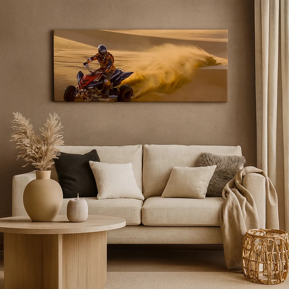 Quadro su tela - Stampe su Tela - Sulle onde della sabbia - 30x30 cm