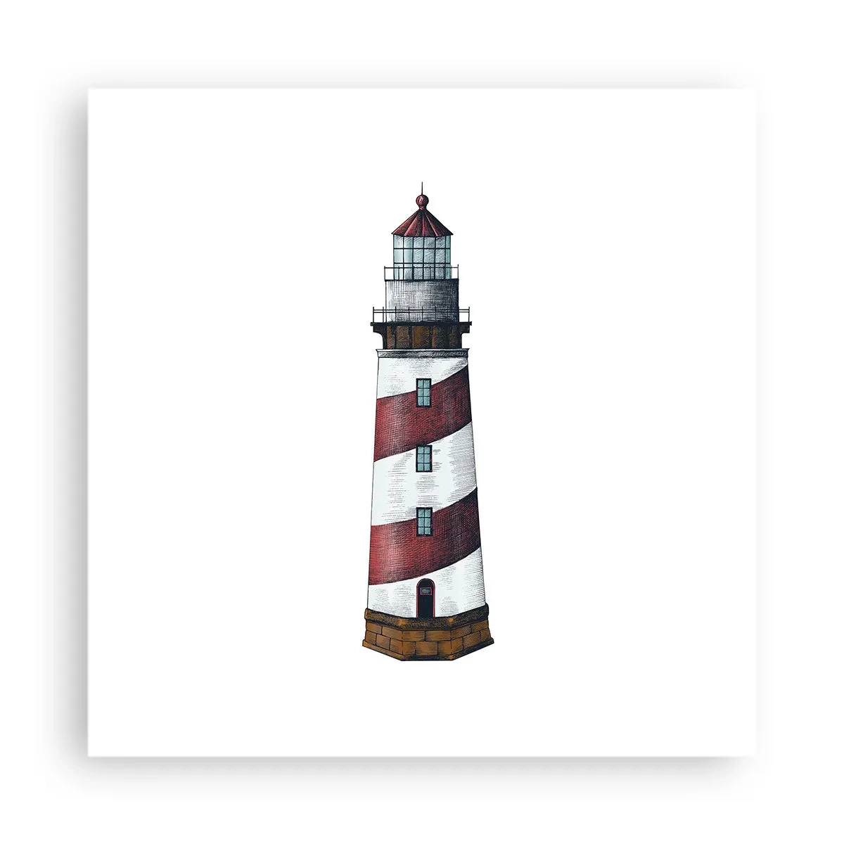 Poster - Sempre di guardia - 40x40 cm