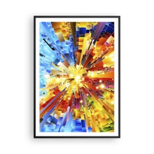 Poster in cornice nera - In medias res - 70x100 cm