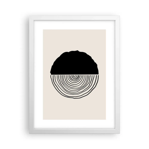 Poster in cornice bianca - A metà - 30x40 cm