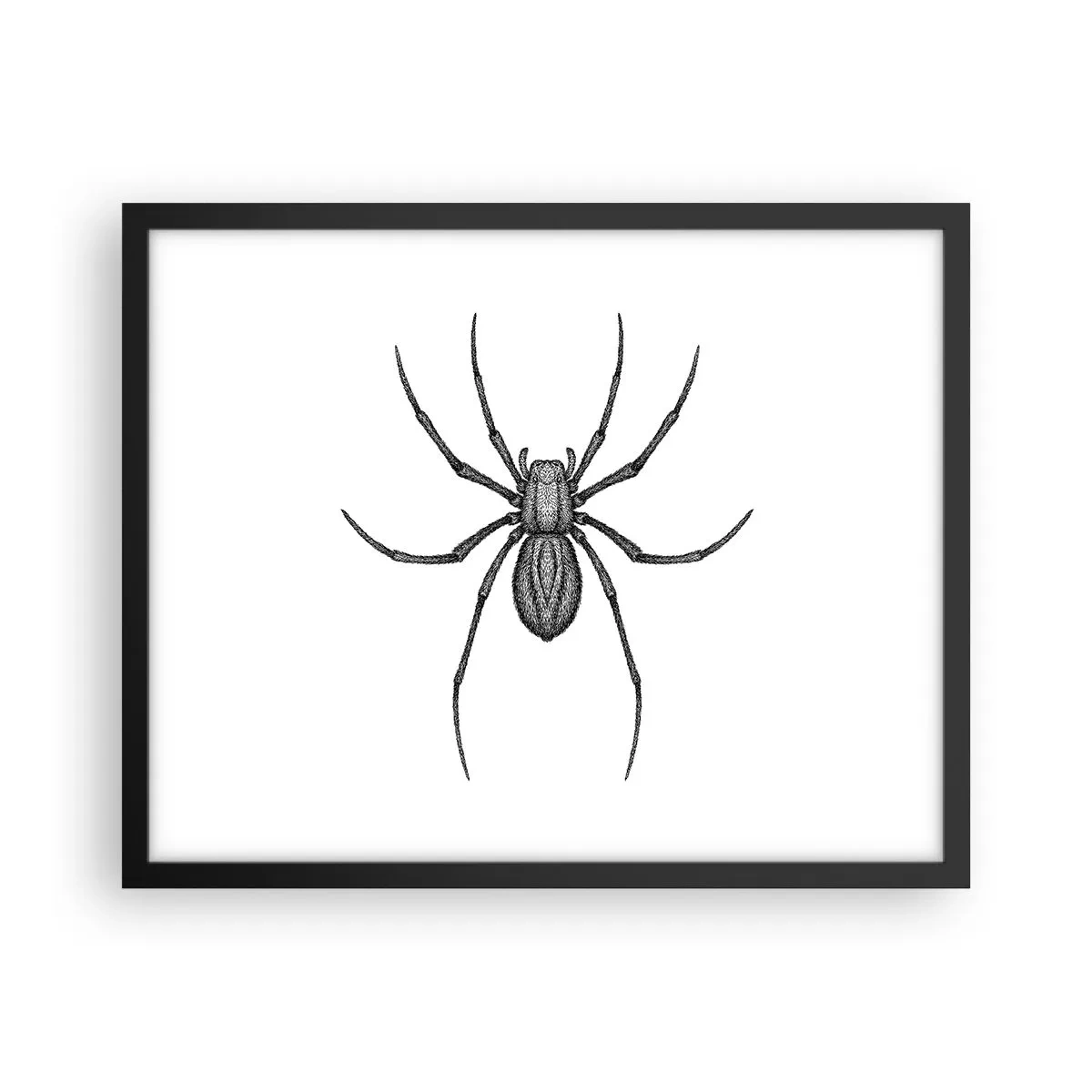 Poster in cornice nera - Precisione inquietante - 50x40 cm