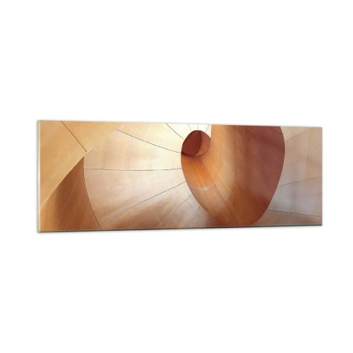 Quadro su vetro - Serpentina architettonica - 90x30 cm