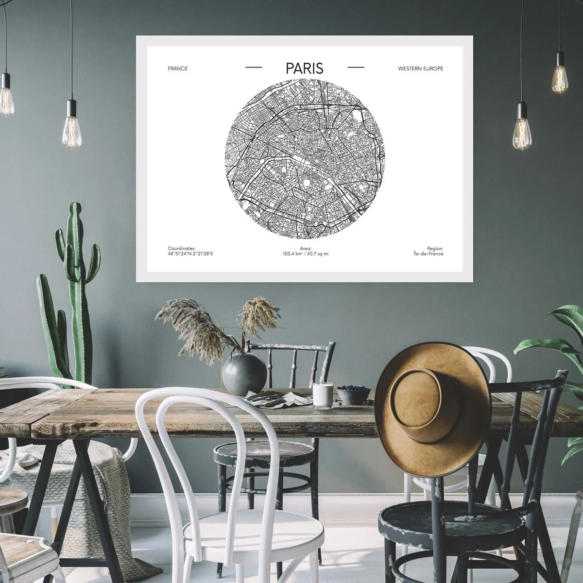 Poster - Anatomia di Parigi - 70x50 cm