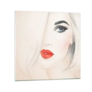 Quadro su vetro - Ipnotizza e inebria - 70x70 cm