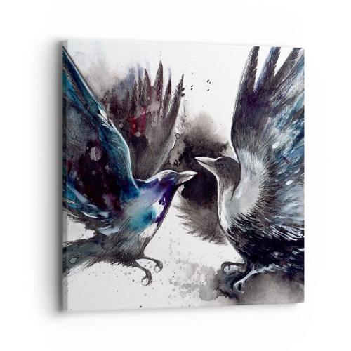 Quadro su tela - Stampe su Tela - Corvi imperiali - 40x40 cm