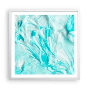 Poster in cornice bianca - Insieme per sempre - 60x60 cm