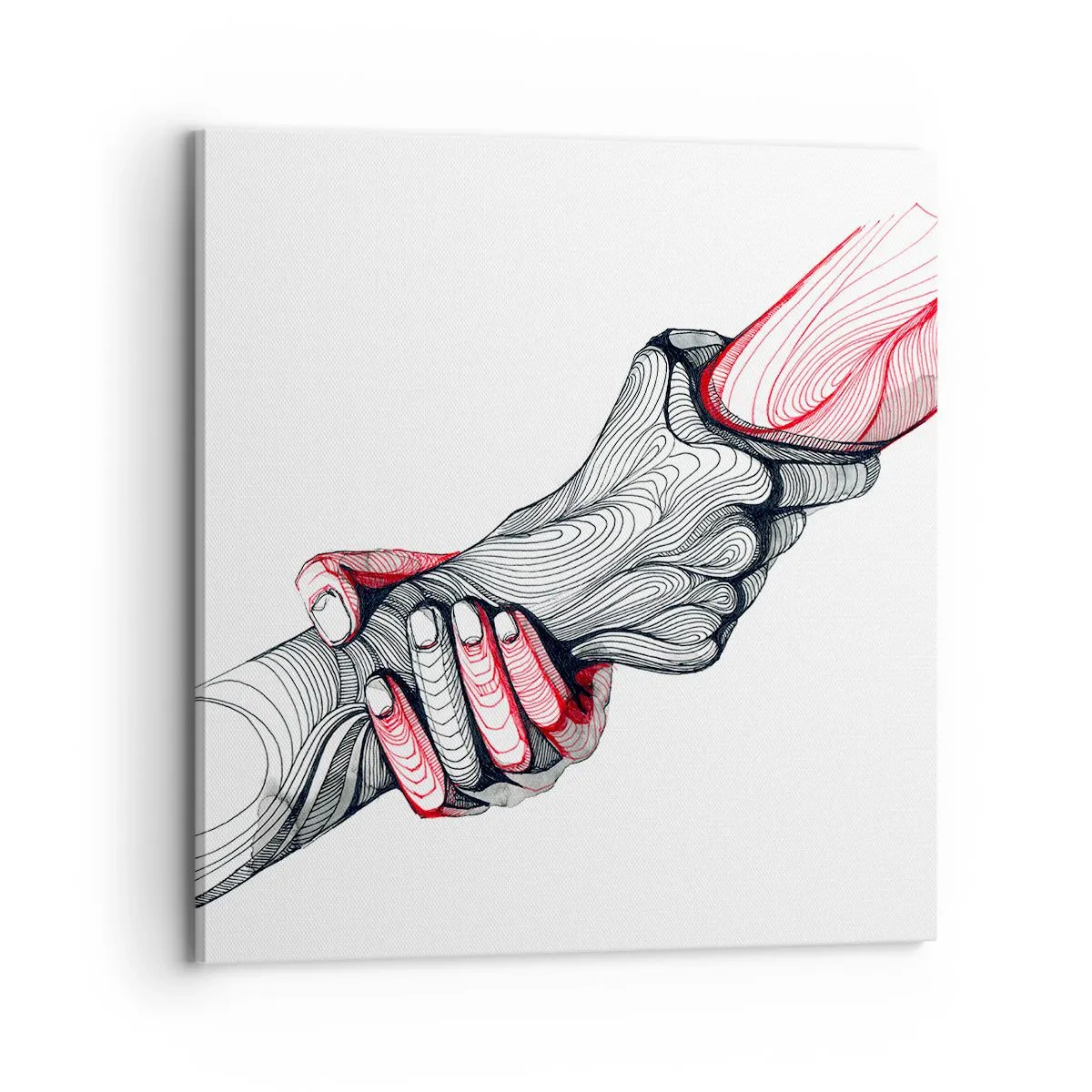 Quadro su tela - Stampe su Tela - Sei in buone mani - 70x70 cm
