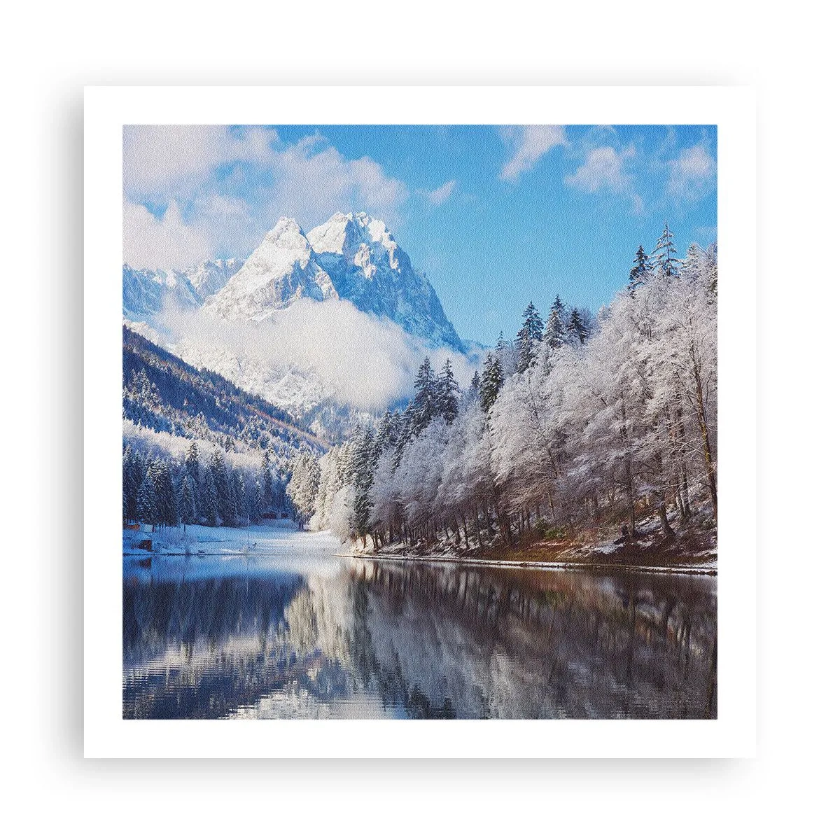 Poster - Il custode innevato - 60x60 cm
