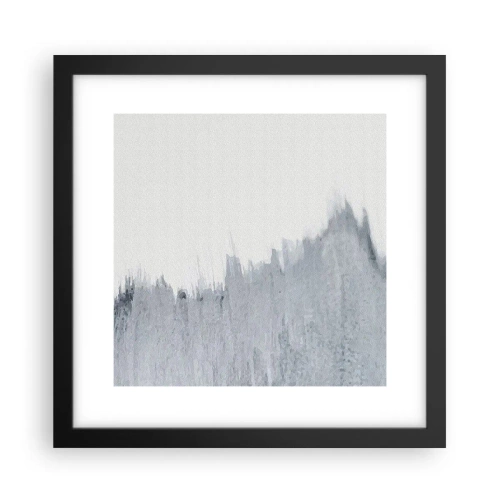 Poster in cornice nera - Iscrizione misteriosa - 30x30 cm