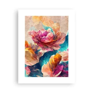 Poster - Lo splendore colorato del bouquet - 30x40 cm