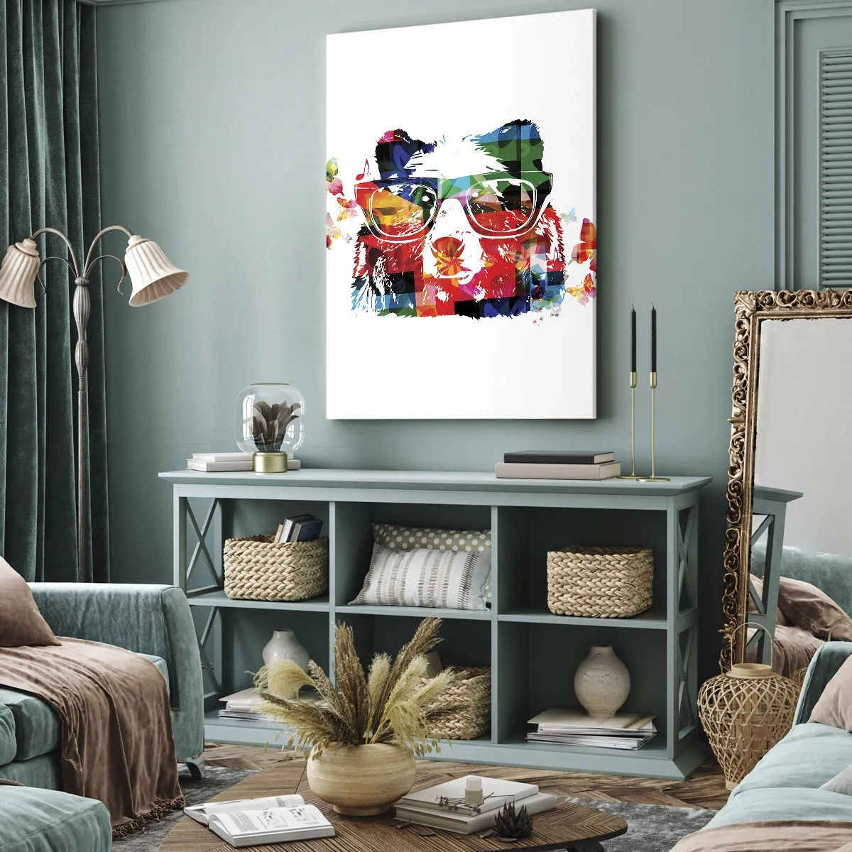 Quadro su tela - Stampe su Tela - Mi piace! - 45x80 cm