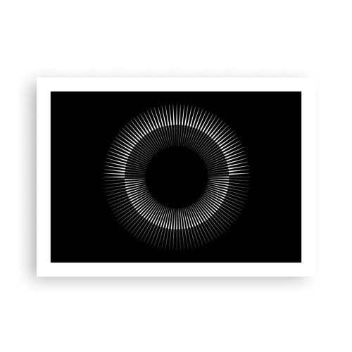 Poster - Sole nero - 70x50 cm