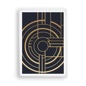 Poster in cornice bianca - Il giro delle cose - 70x100 cm