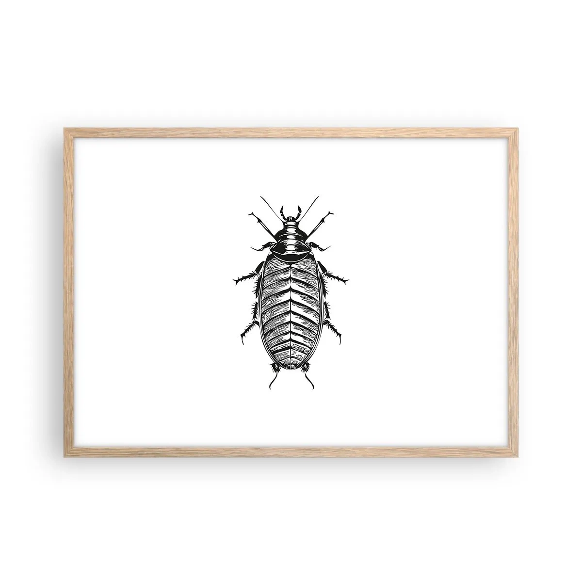 Poster in cornice rovere chiaro - Che esemplare! - 70x50 cm