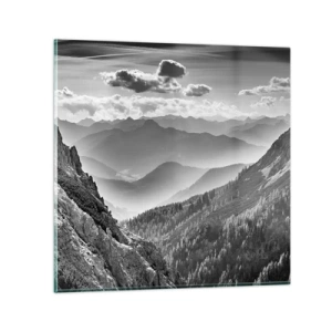 Quadro su vetro - Fino all'orizzonte - 30x30 cm