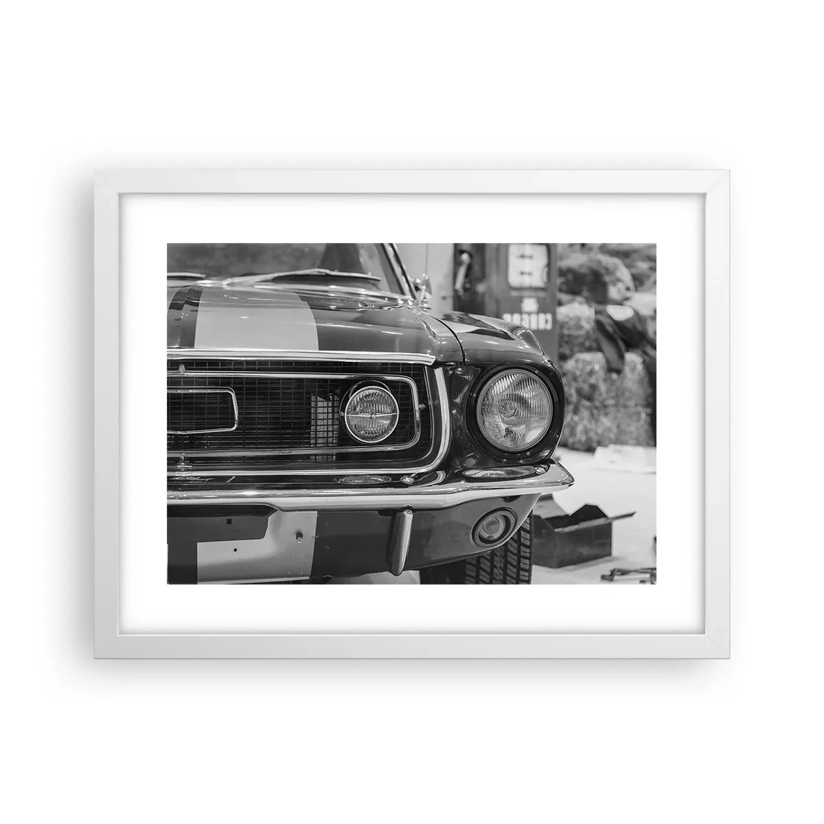 Poster in cornice bianca - A rotta di collo - 40x30 cm