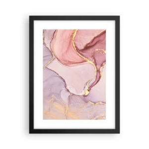 Poster in cornice nera - La carezza dei colori - 30x40 cm