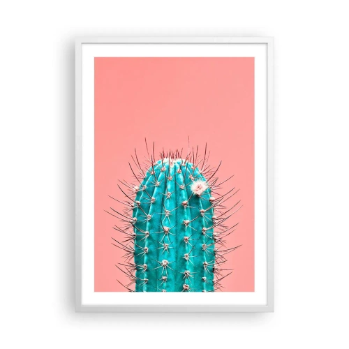 Poster in cornice bianca - Stai attento - 50x70 cm