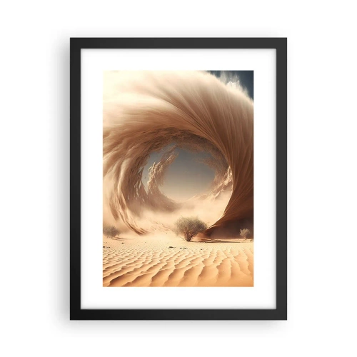 Poster in cornice nera - Il portale è aperto - 30x40 cm