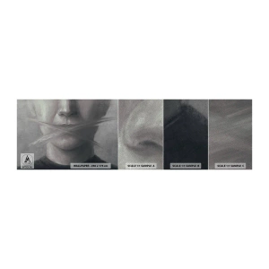 Campione di Fotomurale Premium Sand - Neanche una parola - Astrazione, Grafica, Viso - 100x30 cm