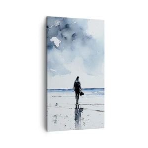 Quadro su tela - Stampe su Tela - Dialogo con il mare - 45x80 cm