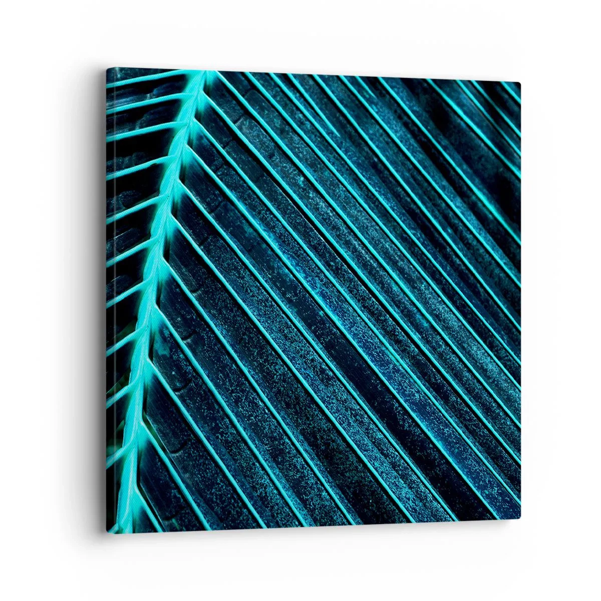 Quadro su tela - Stampe su Tela - La struttura del verde - 30x30 cm