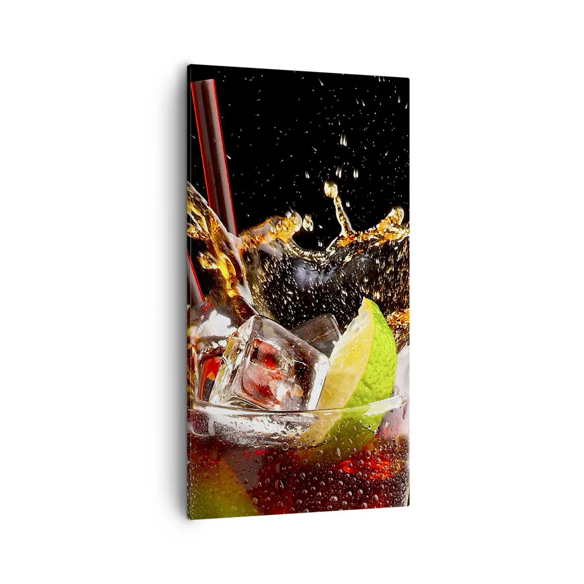 Quadro su tela - Stampe su Tela - Gioia ed energia dei colori - 55x100 cm