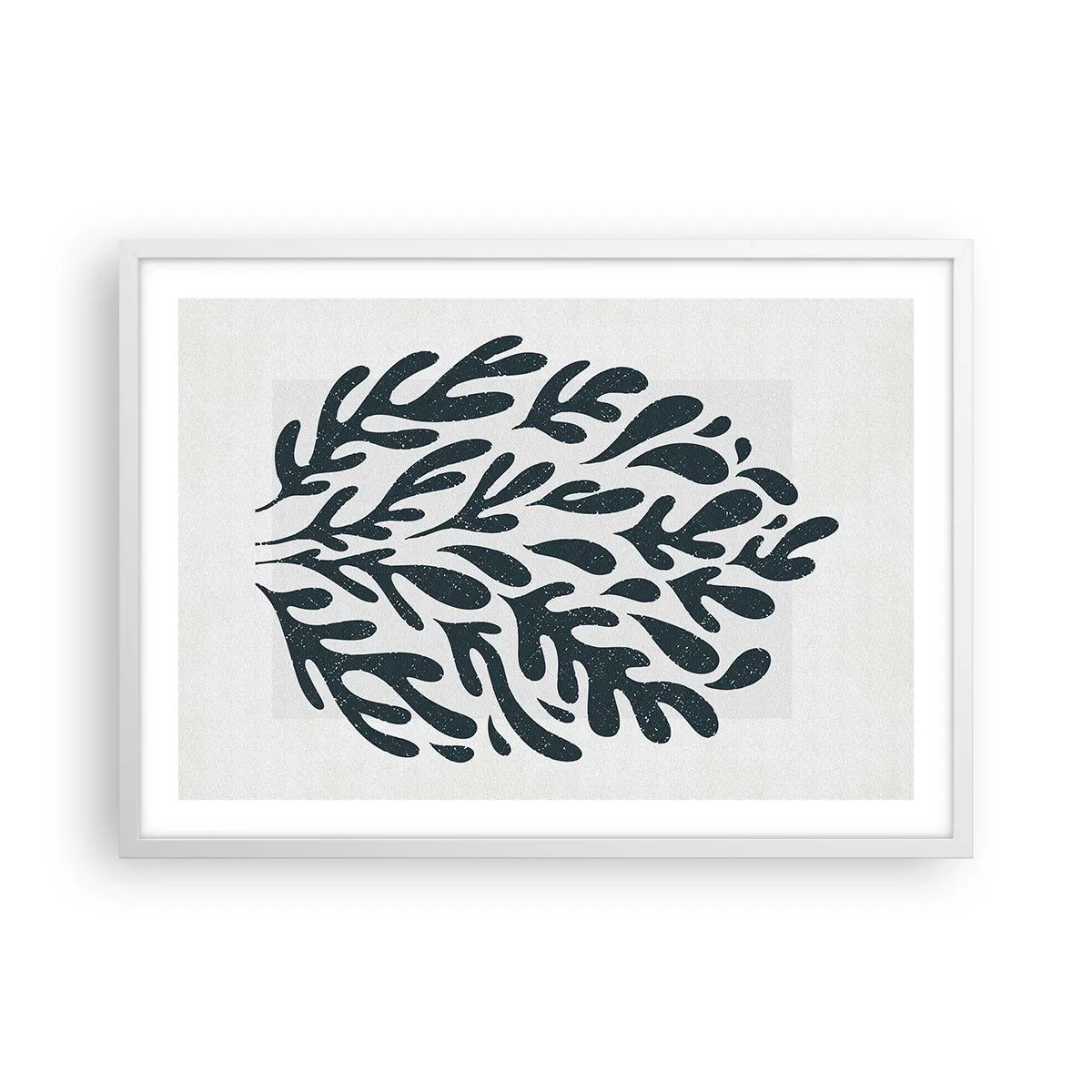 Poster in cornice bianca - Le forme della natura - 70x50 cm